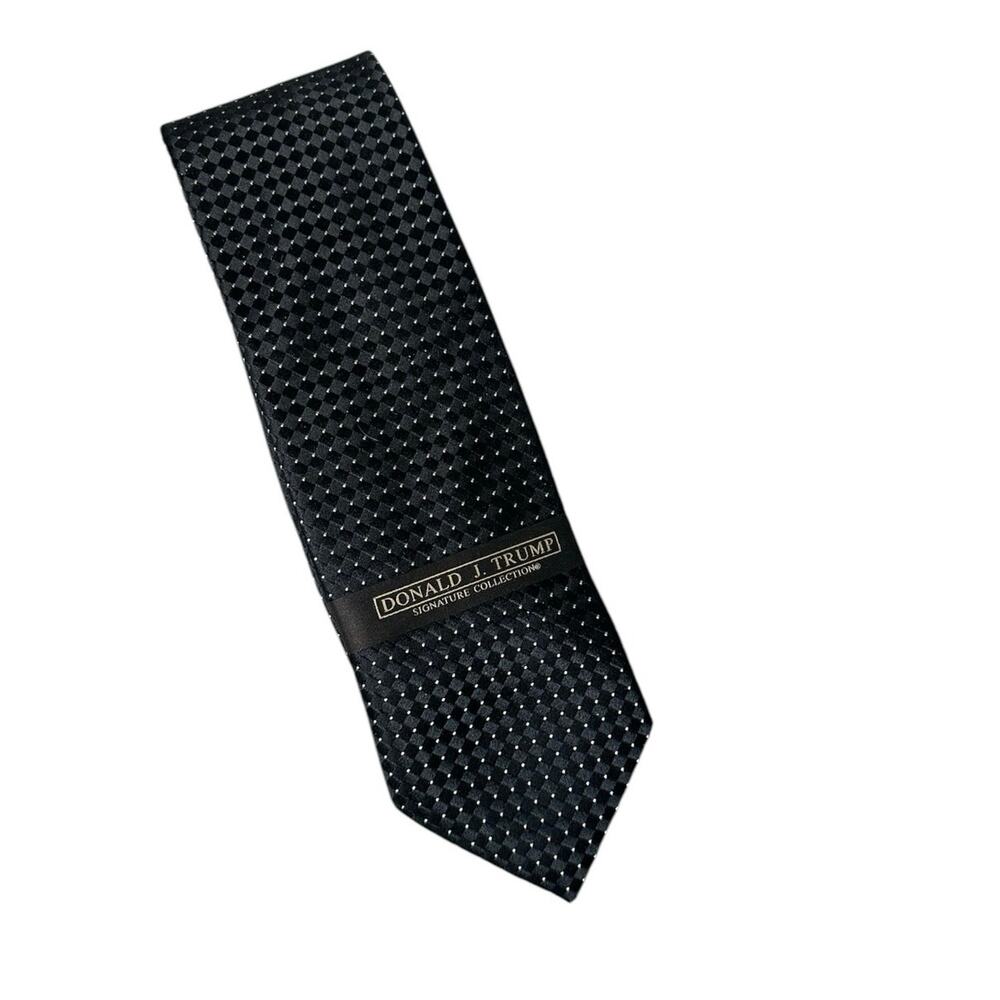 Donald Trump Black Diamond Tie